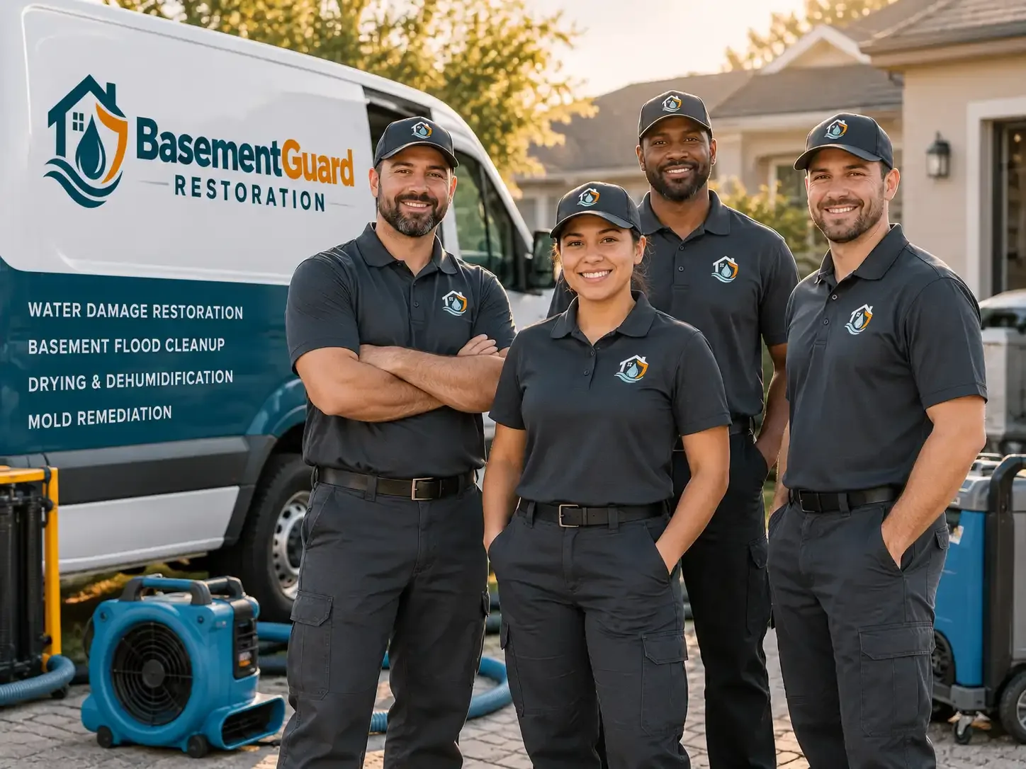 Basement Water Damage Restoration company in Wall, SD